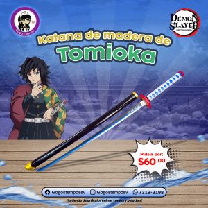 Katana de madera Giyu Tomioka, Demon Slayer