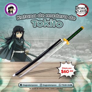 Katana de madera tokito muichiro, Demon Slayer