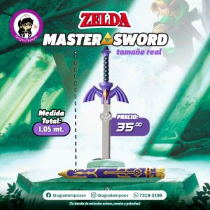 Espada maestra  Plastica de link, La leyenda de zelda