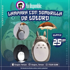 Lampara de Totoro con Sombrilla Blanca, Mi vecino Totoro