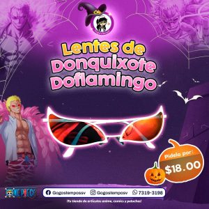 Lentes de Donquixote Doflamingo, One Piece