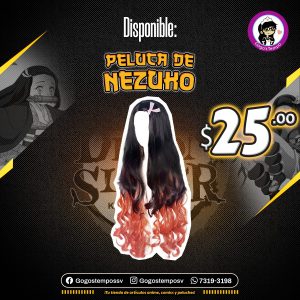 Peluca de Nezuko, Demon Slayer