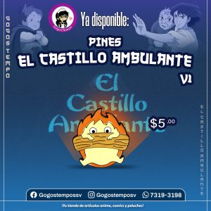 Pin de calsifer v1, castillo ambullante