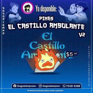 Pin de calsifer v2, castillo ambullante