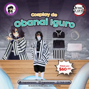 Trajes de Obanai Iguro, Demon Slayer