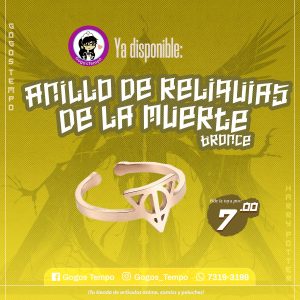 Anillo reliquias & lentes Bronce, Harry Potter