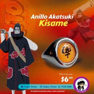 Anillo akatsuki de KISAME, NARUTO