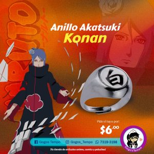 Anillo akatsuki de KONAN, NARUTO
