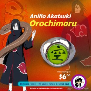Anillo akatsuki de OROCHIMARU, NARUTO