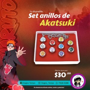 Anillo akatsuki HIDAN, NARUTO