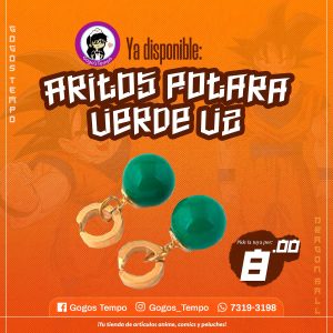 Aritos Potara verde Dragon Ball, V2