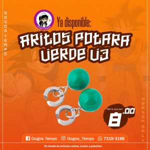 Aritos Potara verde Dragon Ball, V3