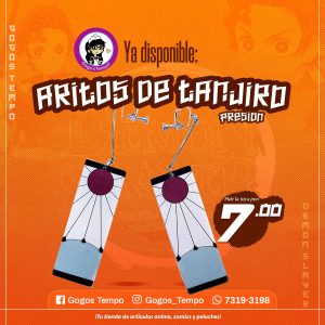 Aritos de tanjiro presion, Demon slayer