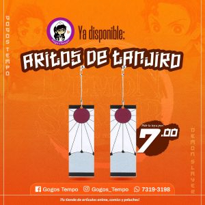 Aritos de tanjiro, Demon slayer