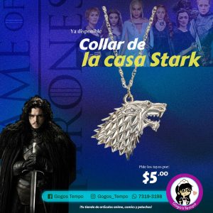 Collar de House stark game of  throne