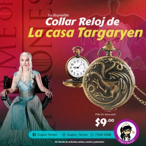 Collar Reloj Targaryen, Game of Thrones