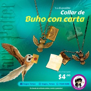 Collar Buho postal Harry Potter