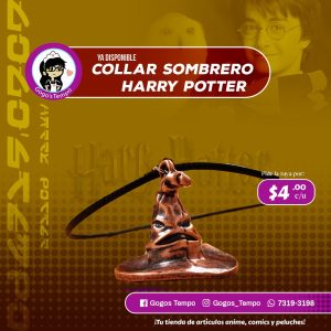 Collar sombrero Hogwarts, Harry Potter