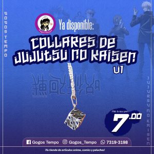 Collar Jujutsu no Kaisen v1 de Gojo ,