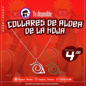 Collar de la aldea de la hoja, Naruto