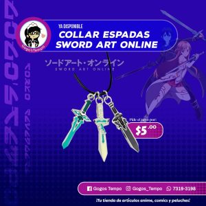 Collar Reloj de SAO, Sword art Online