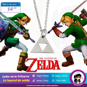 Collar de símbolo de la Trifuerza, Zelda