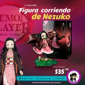 Figura de Nezuko chibi corriendo