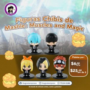 Figuras chibis o set de 5 de MASHLE: MAGIC AND MUSCLES