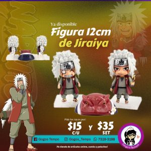 Figuras de Jiraya o set de 3, Naruto
