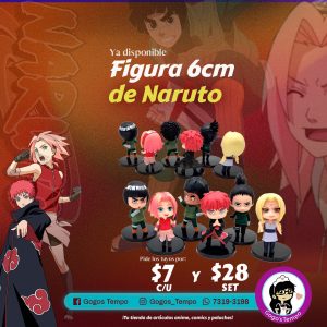 Figuras de Naruto Set de 6 Figuras