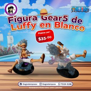 Figura Gear de Luffy Blanco, One Piece