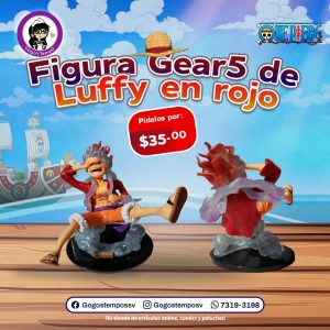 Figura Gear de Luffy Rojo, One Piece