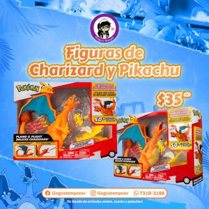 Figura de Charizard 2 pk, Pokemon