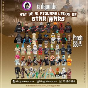 Conjunto de 51 Figuras legos de Star Wars