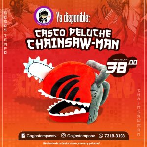 Gorro Casco de Pochita, Chainsaw Man