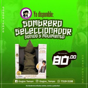 Sombrero Seleccionador con movimiento y sonido, Harry Potter