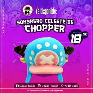 Sombrero de Chopper celeste, One Piece