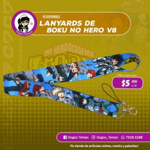 Lanyard de Boku no Hero v8