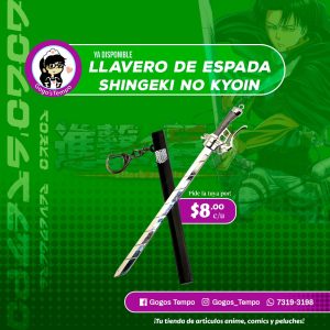 Llavero de espada de Shingeki no Kyoin SNK
