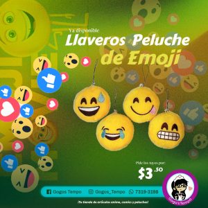 Llavero Peluche emoji Big