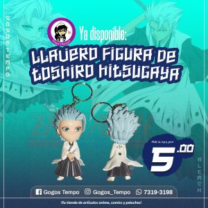 Llavero Figurita Toshiro hitsugaya Bleach