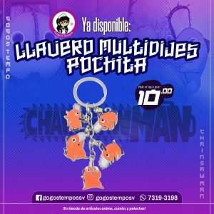 Llavero multidijes de Pochita, Chainsaw Man