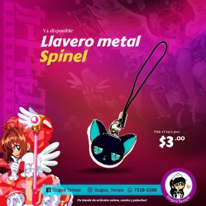 Llavero metal SCC06 spinel, Sakura Card Captor