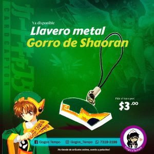 Llavero metal SCC11 Shaoran sombrero, Sakura Card Captor