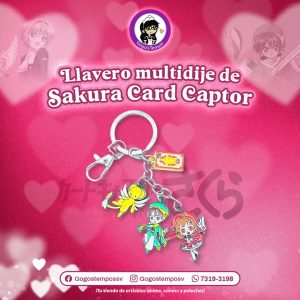 Llavero Multidijes de Sakura card Captor