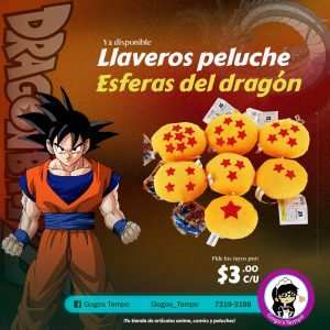 Llavero Peluche Esferas Dragón Ball Z