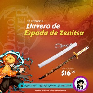 Llavero espada zenitsu Demon slayer