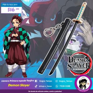 Llavero Primera espada Tanjiro Demon Slayer