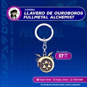 Llavero de Simbolo ouroboros, Fullmetal Alchemist