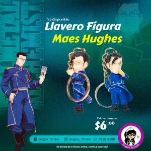 Llavero Figurita Maes hughes, Fullmetal Alchemist
